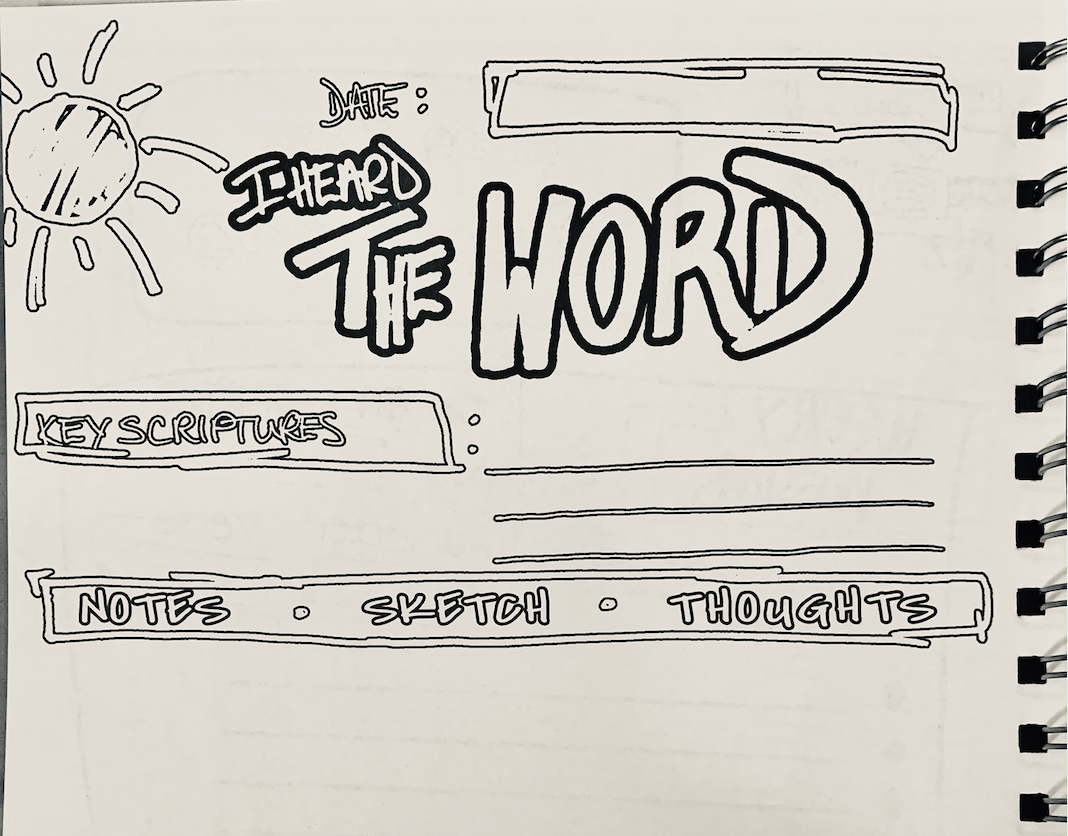 I Heard the Word~ Journal 